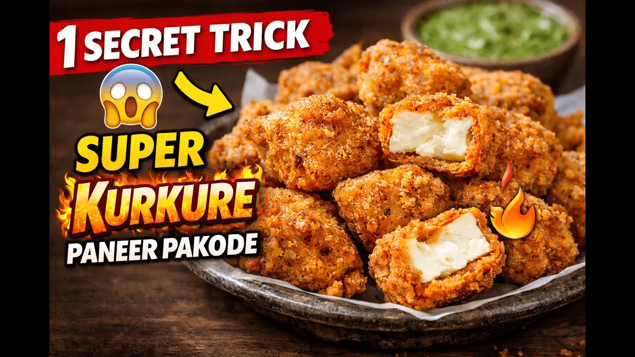 1 Secret Trick Jo 🤤 Kurkure Paneer Pakode Ko Super Kurkura Bana Deti Hai | Full Recipe🤤Andar Se Soft