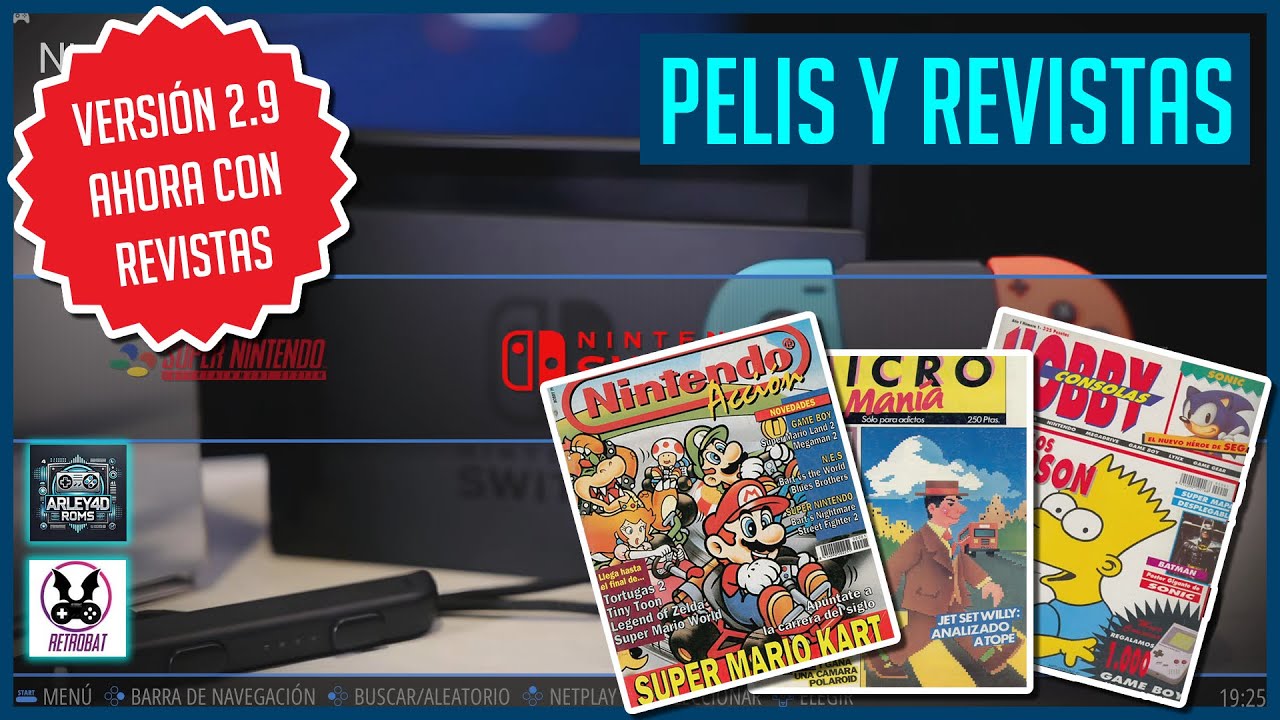 📜 #ARLEY4D ha ACTUALIZADO la #EMULACION INFINITA Versión 2.9 ahora con #REVISTAS y #PELICULAS