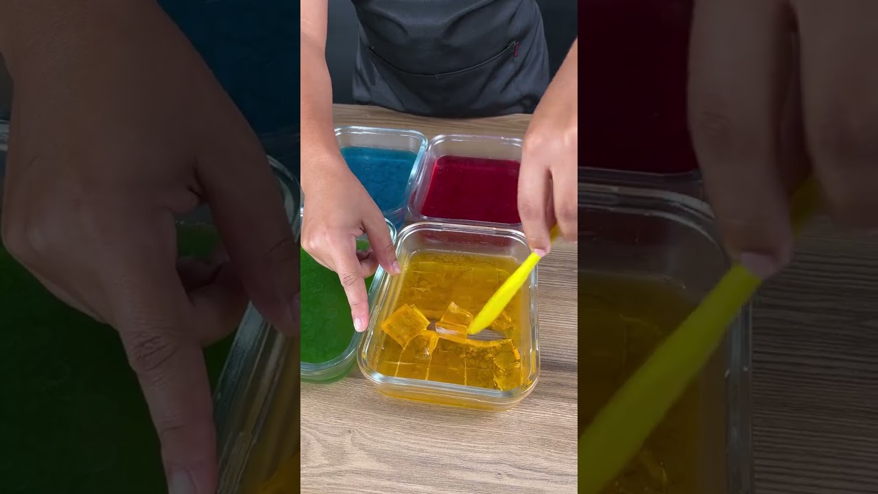 The gelatin dessert that enchanted everyone! When I make it at home there's nothing left!