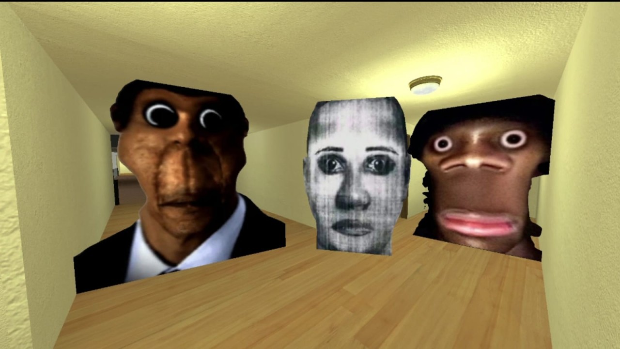 UNLIMITED OBUNGA IN LIMINAL HOTEL GMOD#gmod#nextbot#garrys mod