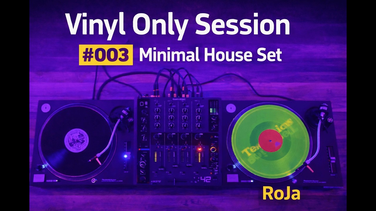 Vinyl Only Session #003 I  Minimal House Set