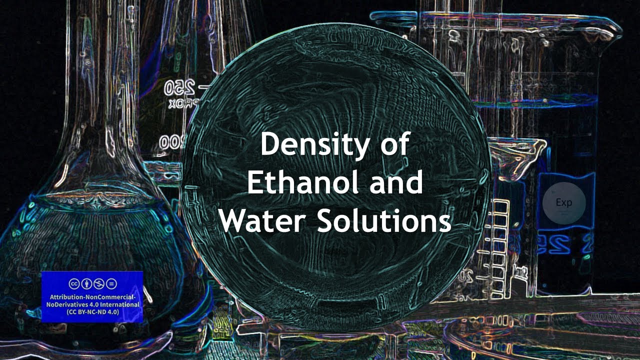 Density of Ethanol and Water Solutions