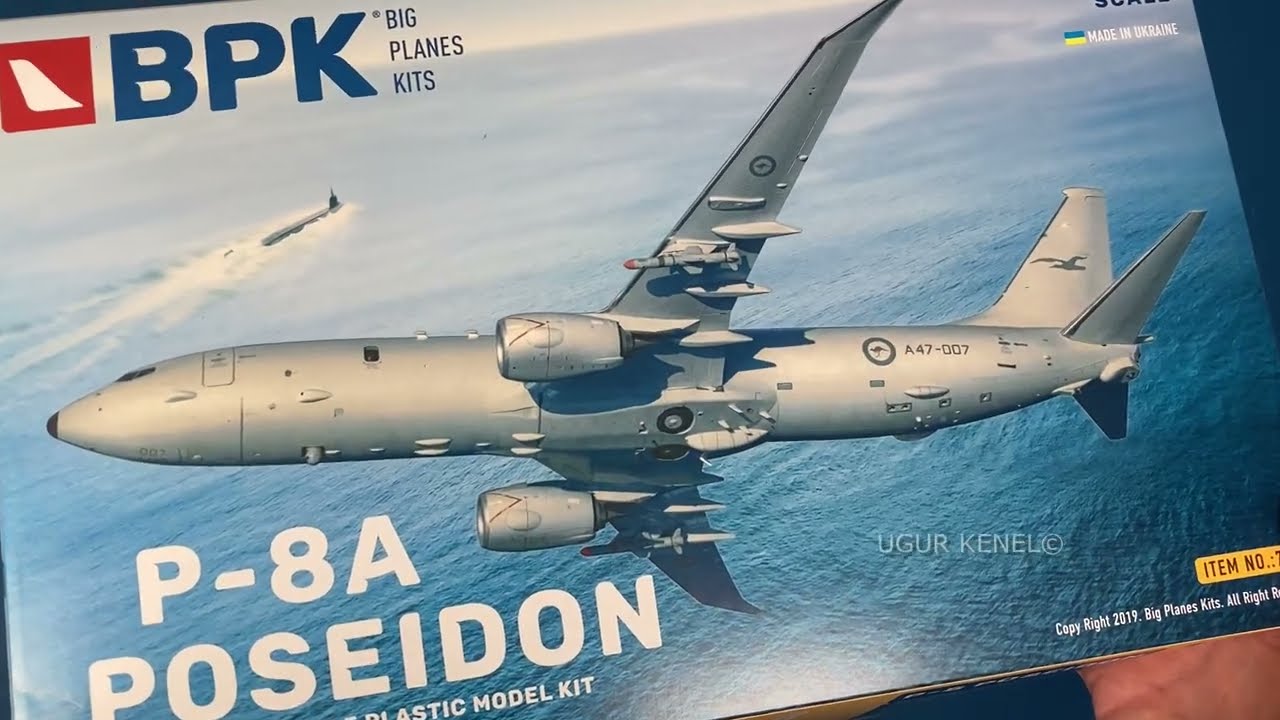 In Box Review - P-8 POSEIDON - Big Planes Kits - 1/72 SCALE BOEING 737