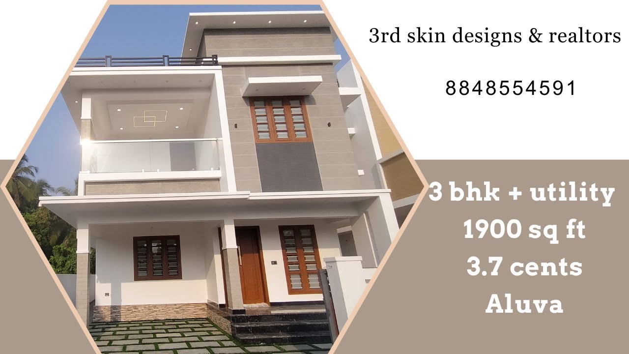 ആലുവ അടുത്ത് വില്ല പ്രൊജെക്ടിൽ 3 BHK വില്ല | 3 BHK 1900 SQ FT VILLA IN 3.75 CENTS FOR SALE ALUVA