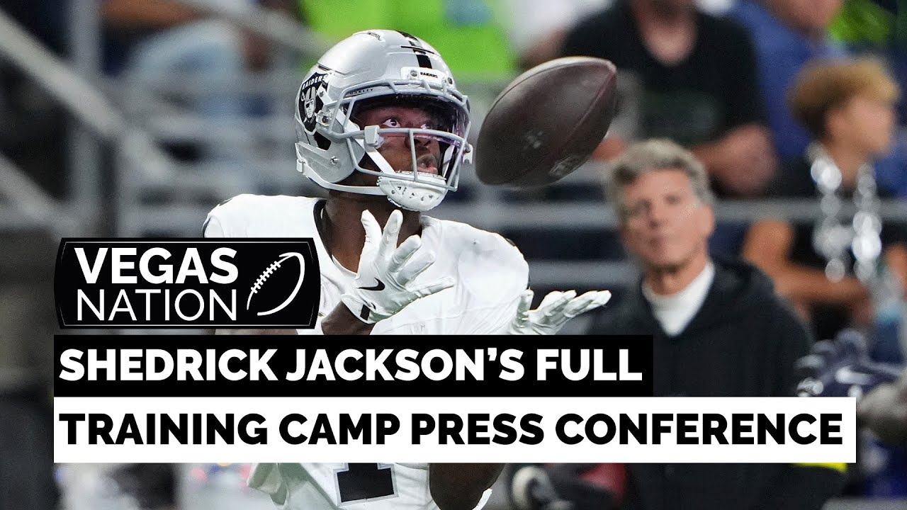 Raiders WR Shedrick Jackson Full Training Camp Press Conference