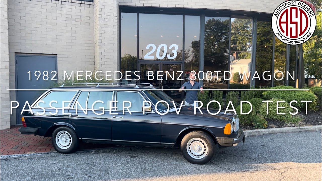 1982 Mercedes Benz 300TD Wagon - Passenger POV Road Test