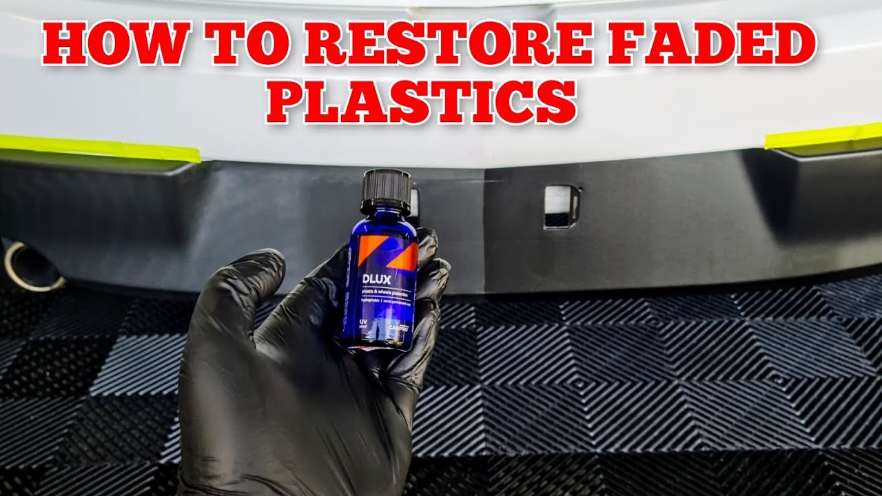 Restoring Faded Plastics Carpro DLUX Test And Review