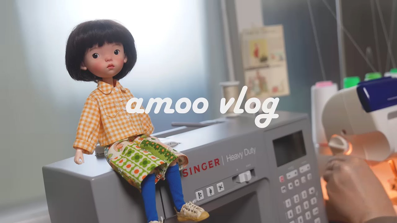 [vlog] 70. 4월의 인형옷, 인형옷 만드는 일상👚/A Month of Making Doll Clothes in April