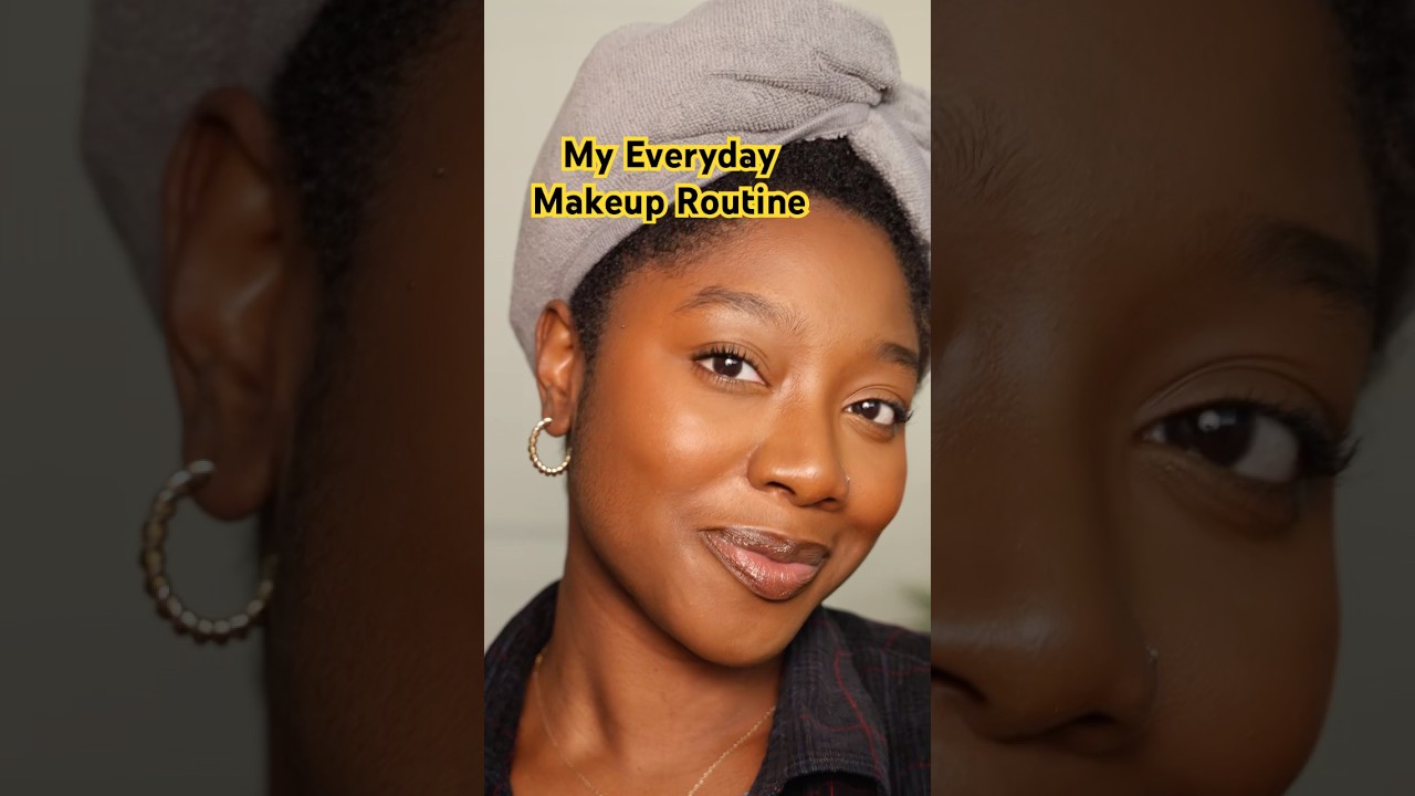 Simply Beautiful 🌼 #makeup #everydaymakeup #brownskinmakeup #lessismore #innerbeauty #naturalhair
