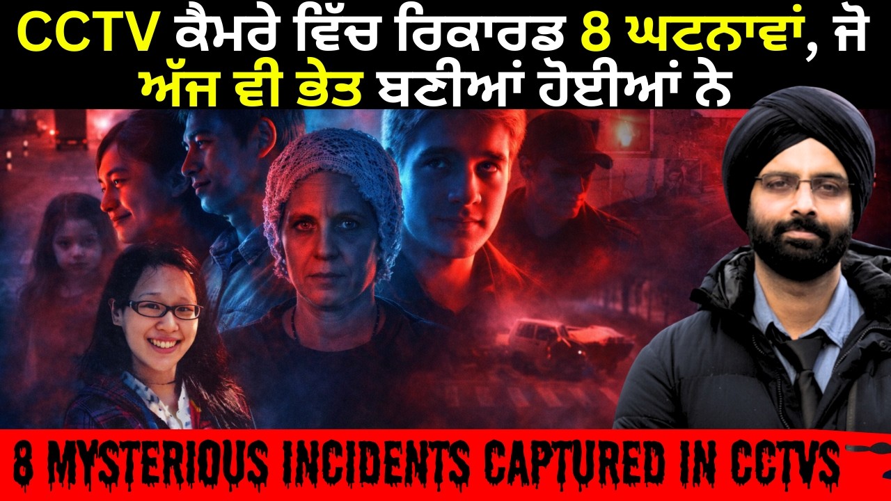 CCTV ਕੈਮਰੇ ਵਿੱਚ ਰਿਕਾਰਡ 8 ਘਟਨਾਵਾਂ, ਜੋ ਅੱਜ ਵੀ ਭੇਤ ਬਣੀਆਂ#8mysteriouscctvfootages