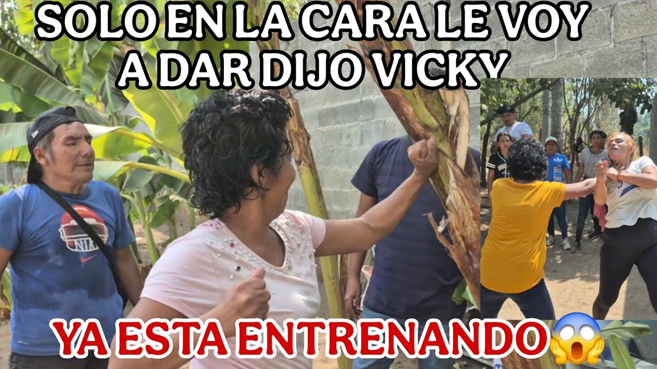 DOÑA VICKY dice como va agarrar a YOVANA la próxima ves hoy esta entrenando 