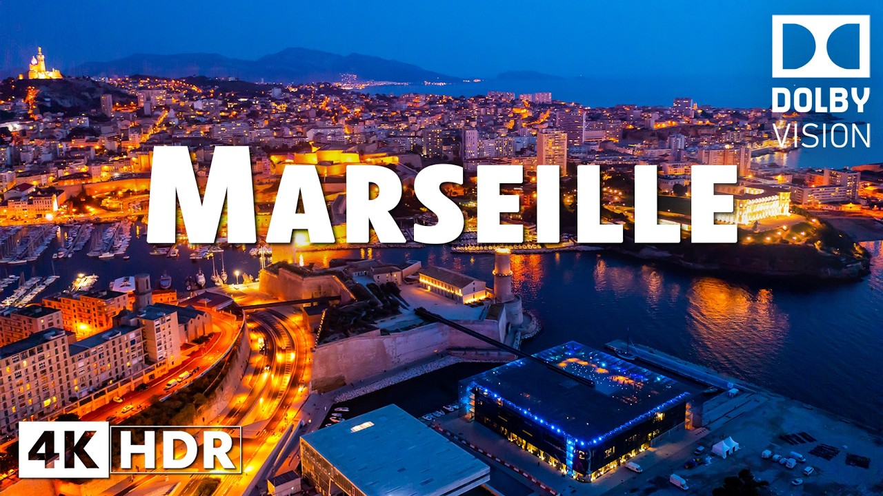 [4K] MARSEILLE – Mediterranean Port Vibes | Deep House Chill