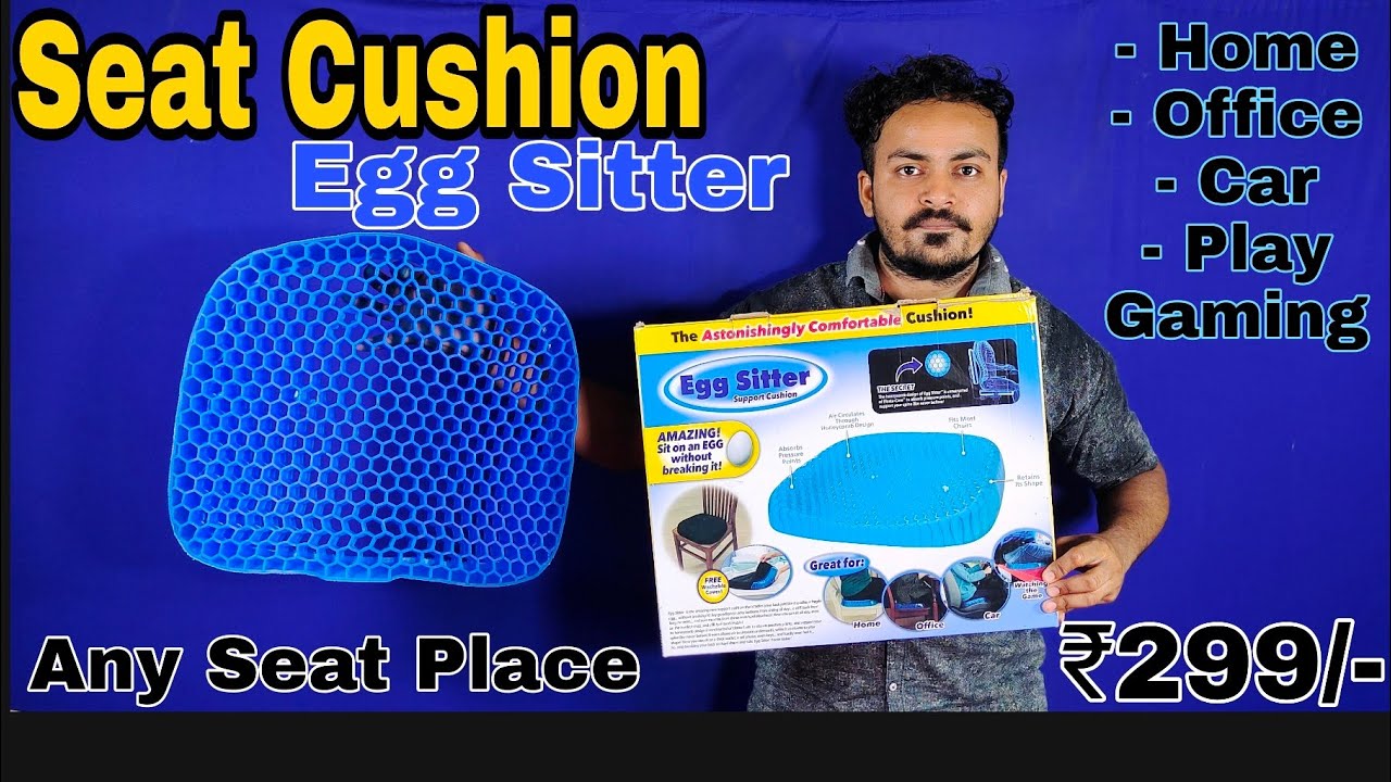 Seat Cushion Egg🥚 SitterUnboxing and Full Review Comfort Anytime Perfect for Home Office & Car Use