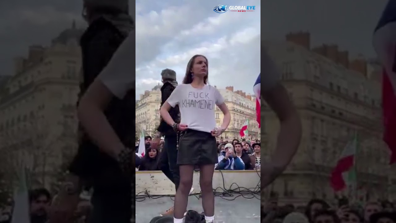 Iran से इस्लामिक सत्ता के खिलाफ लड़कियां -Fuck Khamenei 