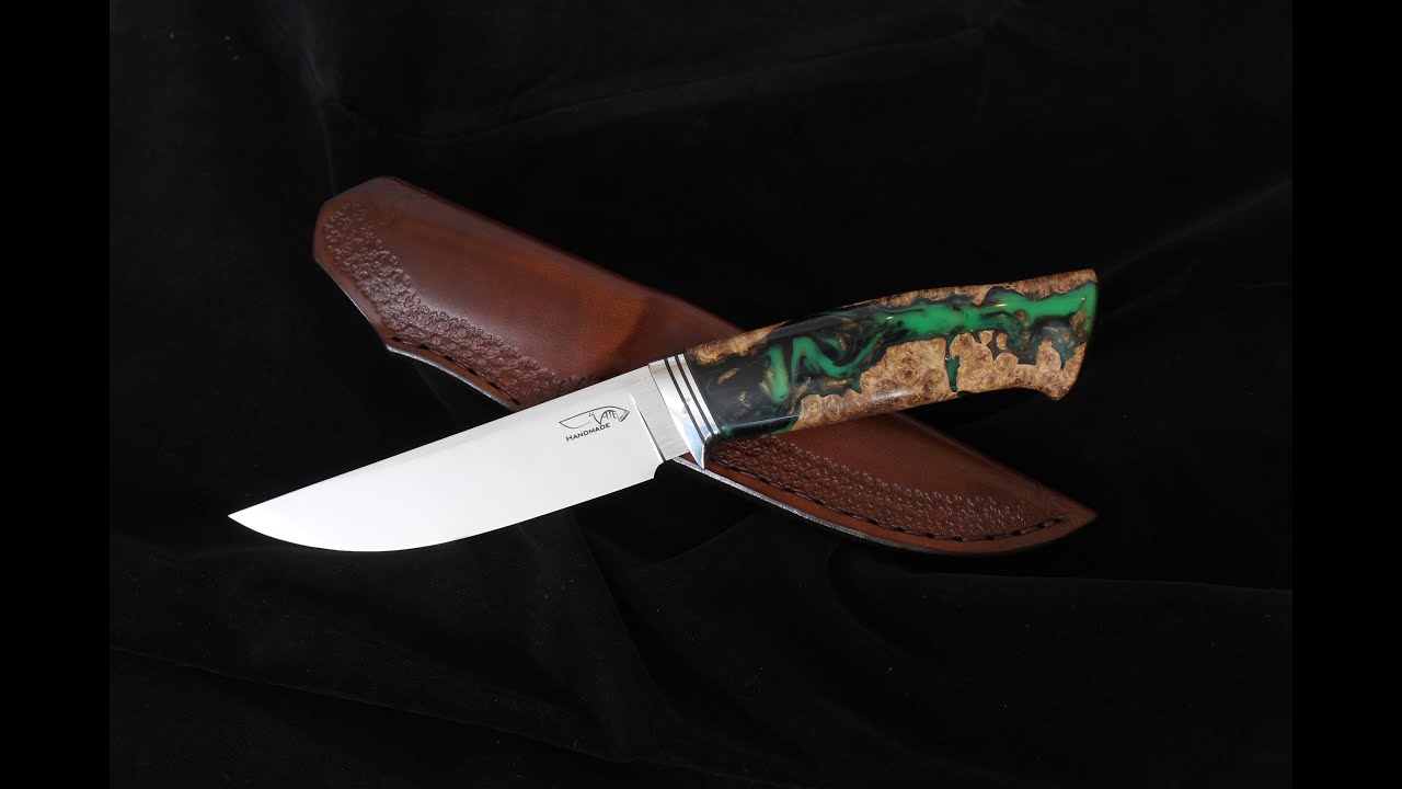 Knife Making: RWL-34 Hybrid Handle.