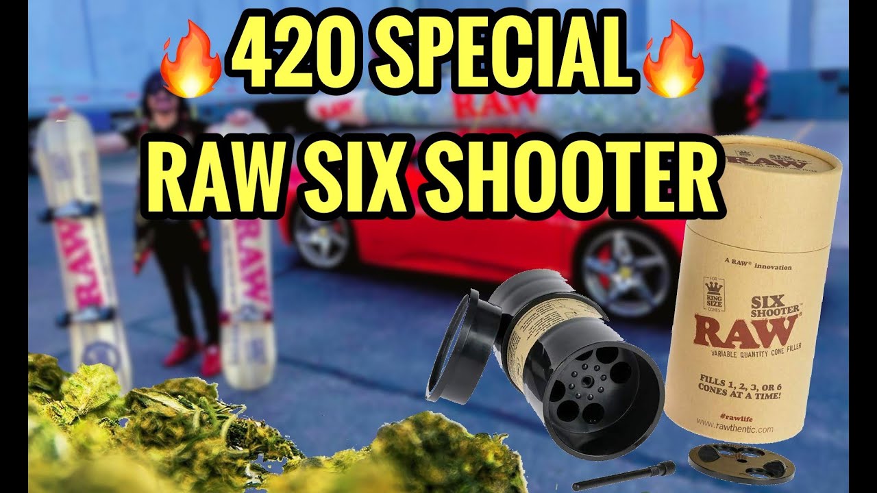THE RAW SIX SHOOTER - ROLL UP TO SIX CONES AT ONCE