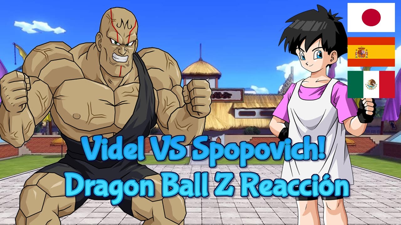 🌏 🪐Videl VS Spopovich Dragon Ball Z Reacción🌏 🪐