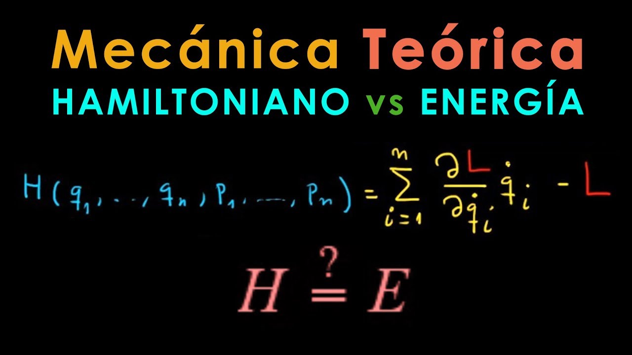 12 - Mec&aacute;nica Te&oacute;rica [HAMILTONIANO vs ENERG&Iacute;A]