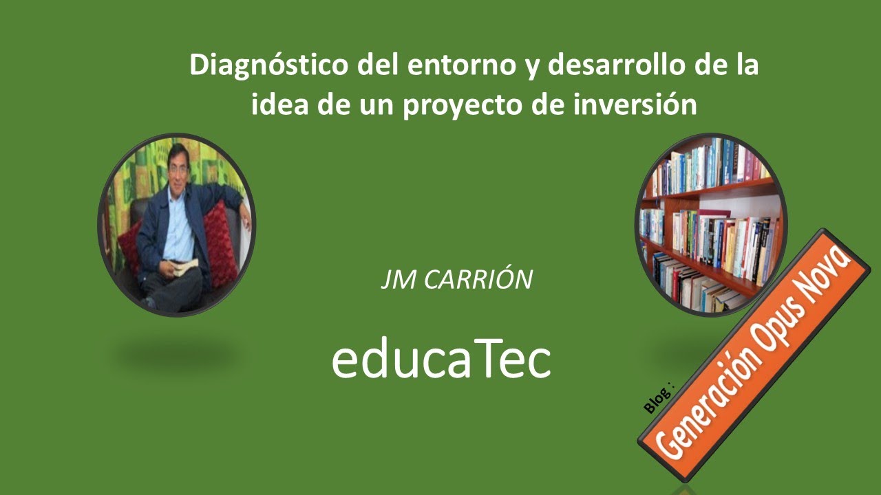 Diagnóstico del entorno y desarrollo de la idea de un proyecto de inversión