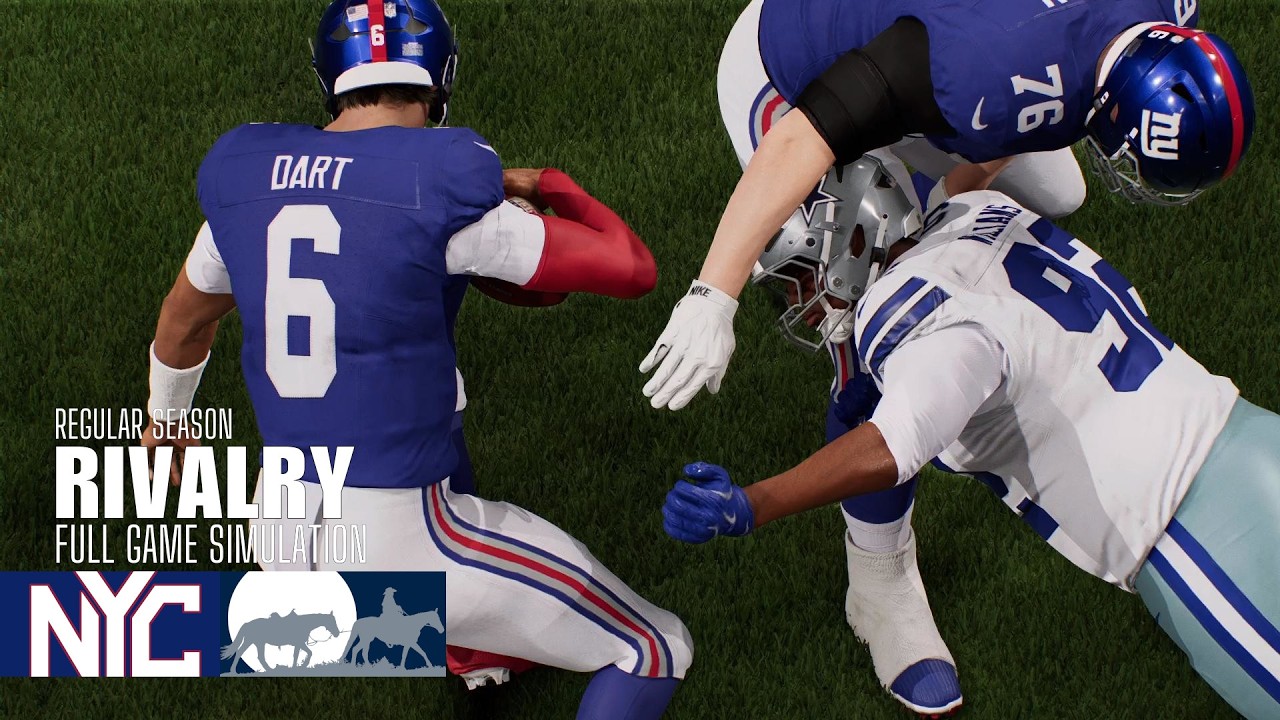 Giants vs. Cowboys | 2026 Rivalry Game | Madden NFL 26 Simulation