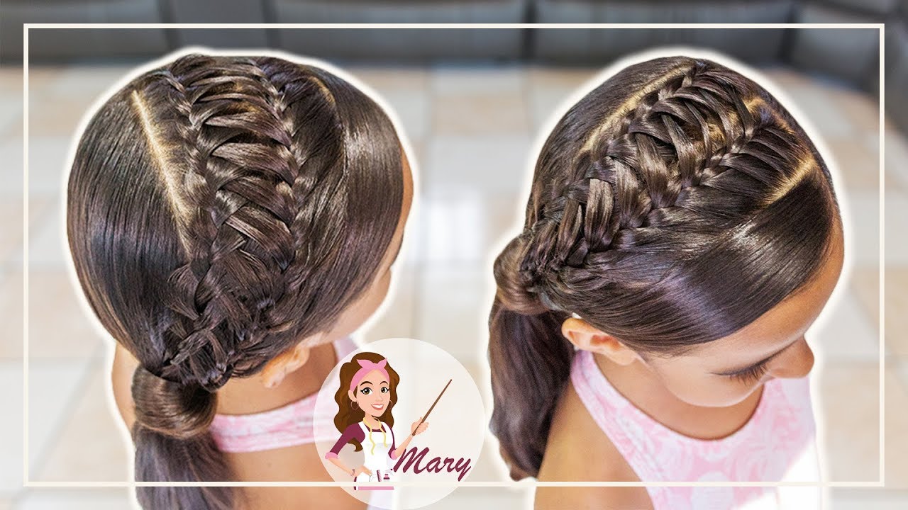PEINADO DE TRENZA ESCALERA