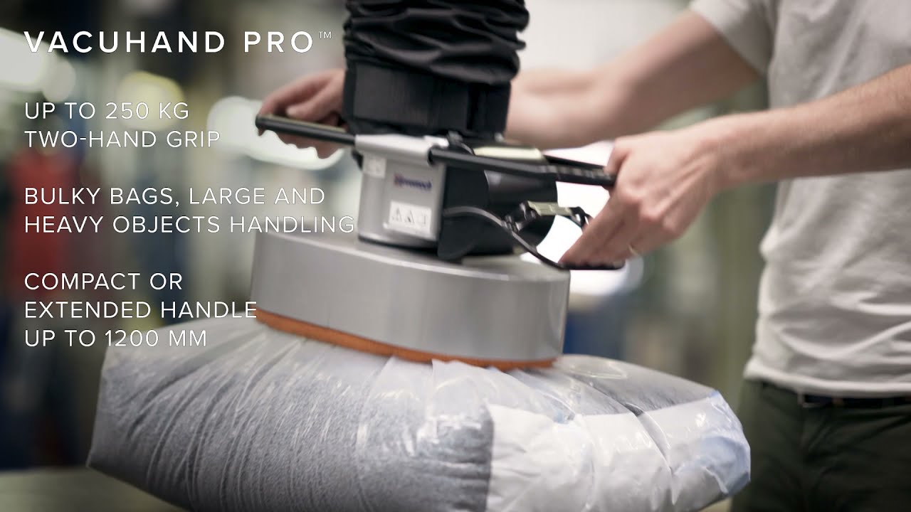 Vakuumlyftare för din industri - kartonger, skivor, säckar - Movomech vakuumlyftar Easyhand Vacuhand