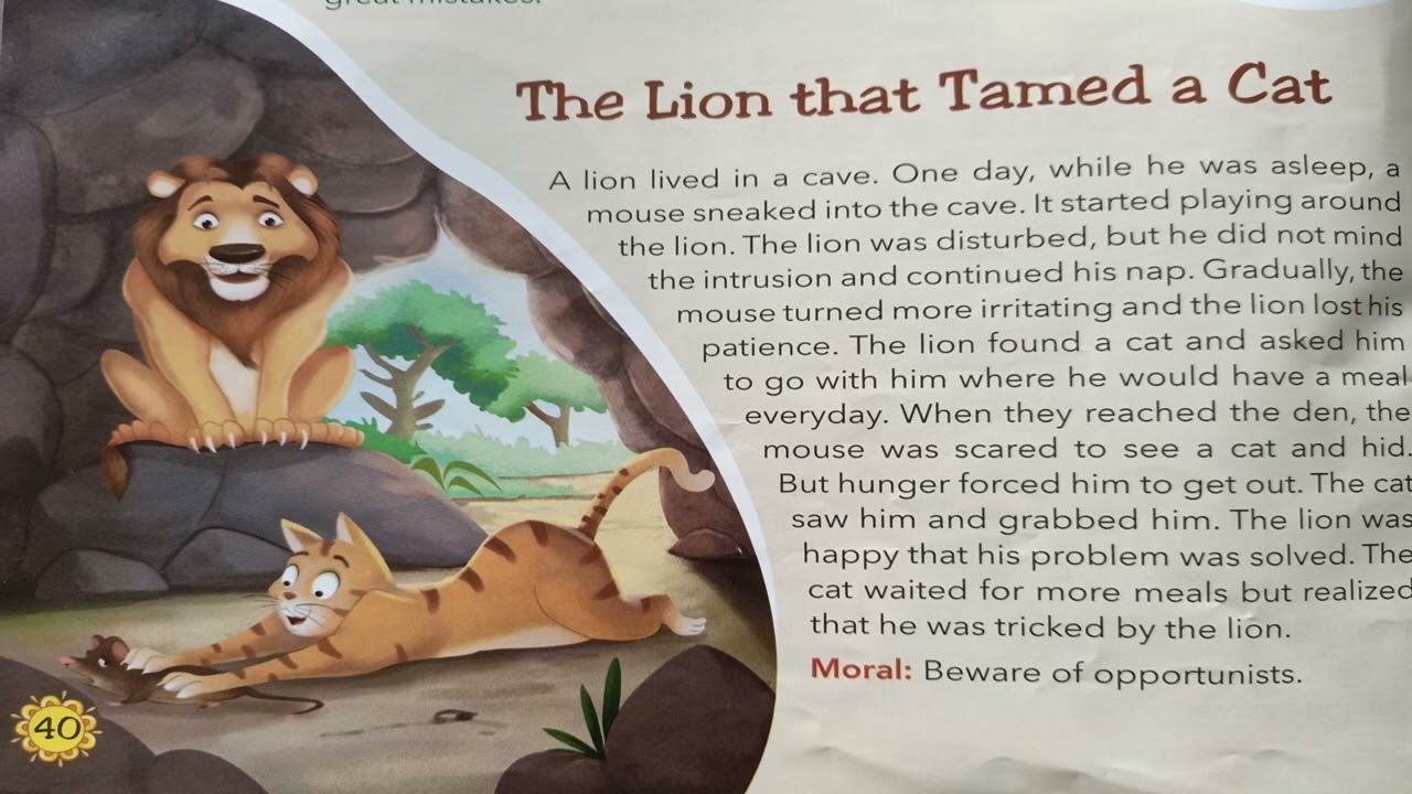 The Lion That Tamed A Cat - 108 Short Stories with Morals