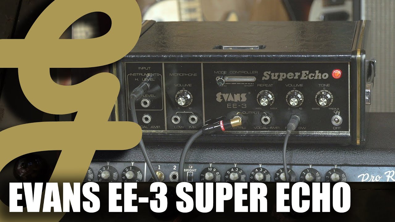 Vintage Evans EE-3 Super Echo