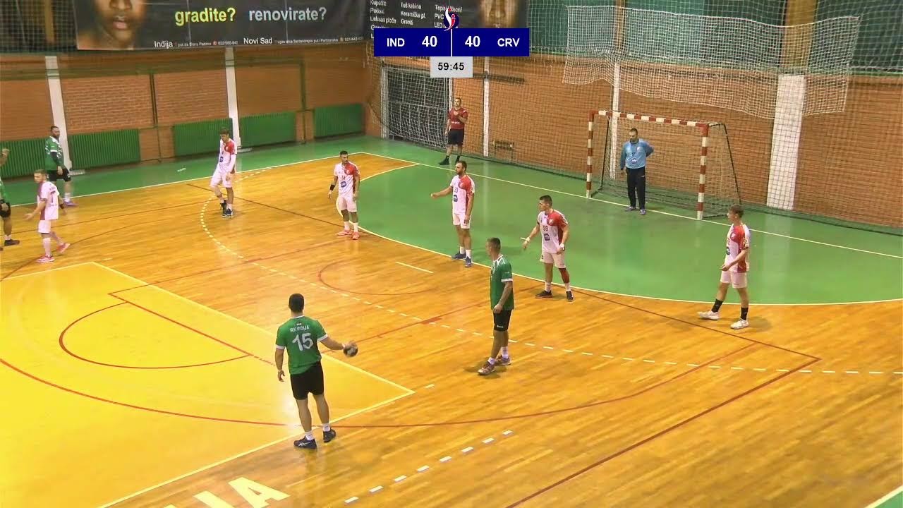 SBRL 1. kolo / SC / RK Inđija - RK Crvenka