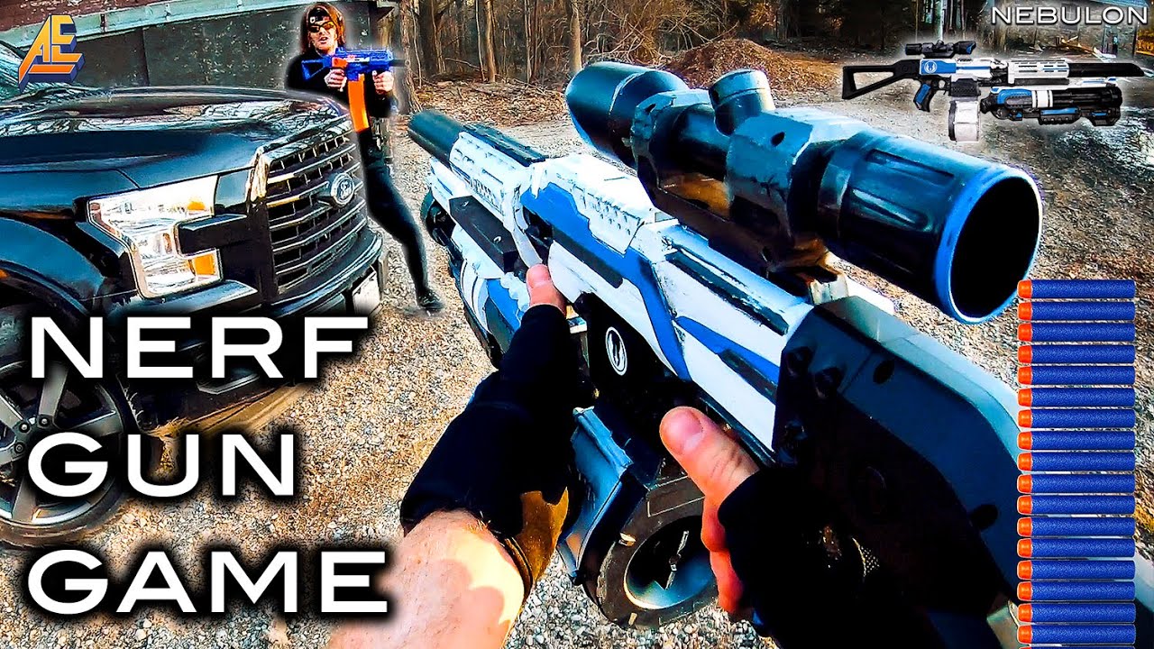 ИГРА С РУКОЯТКОЙ NERF | МОДИРОВАННЫЙ MAYHEM 3.0 (шутер от первого лица Nerf)