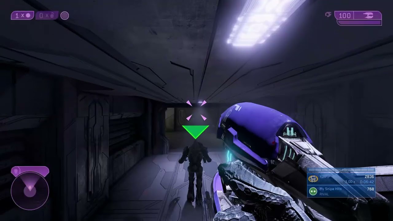 Halo 2 with girlfriend 5 (Uprising, High Charity, The Great Journey)