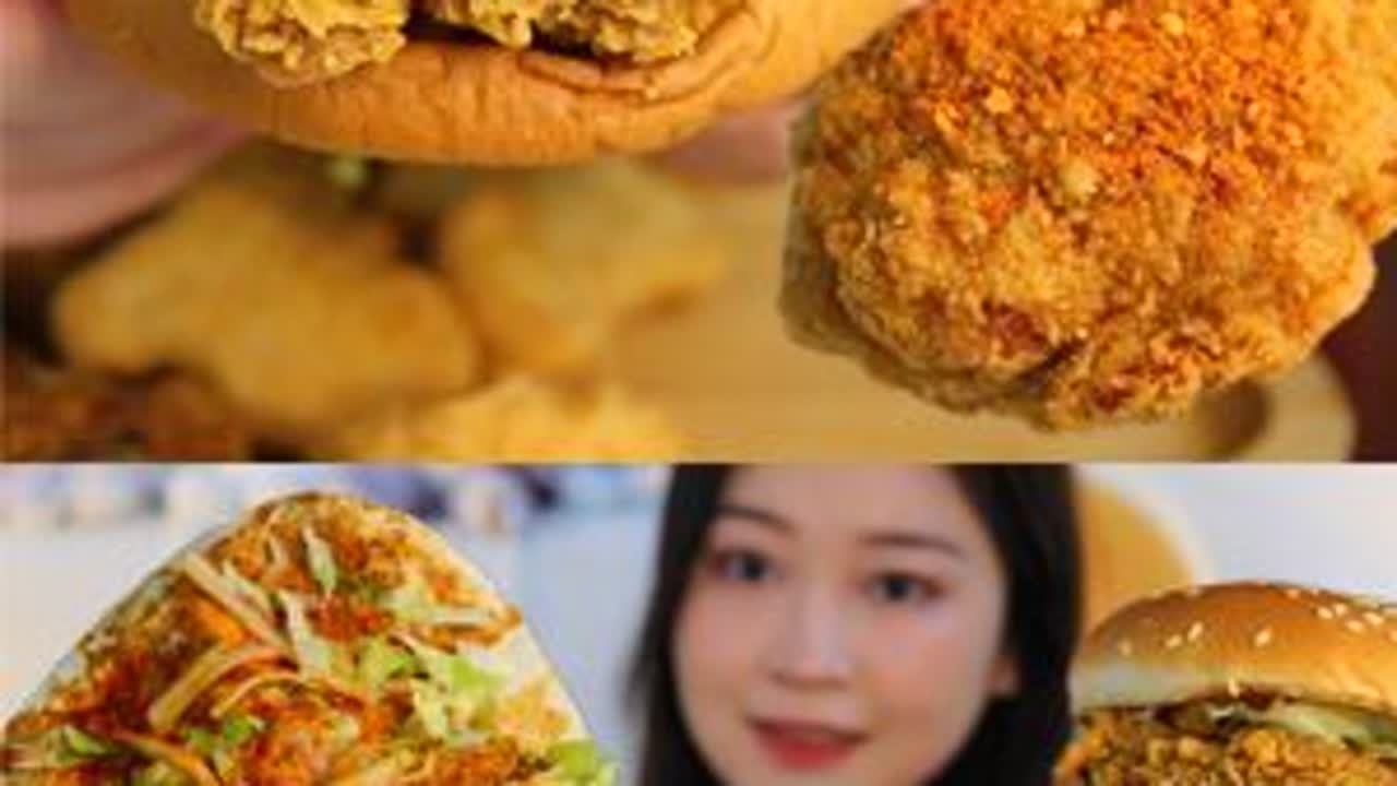 一人吃麦当劳双人套餐，麦辣鸡翅炸鸡琵琶腿香香嫩嫩辣滋滋~  #吃秀 #麦当劳 #麦辣鸡翅 #香辣鸡腿堡