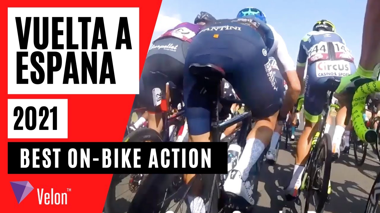 Most dramatic on-bike action from La Vuelta 2021