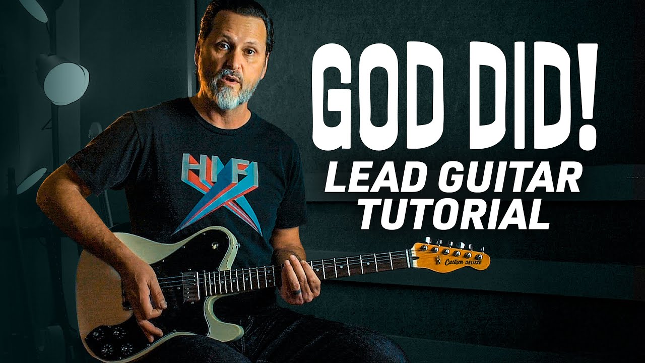 GOD DID! Sons Of Sunday Lead Guitar Tutorial