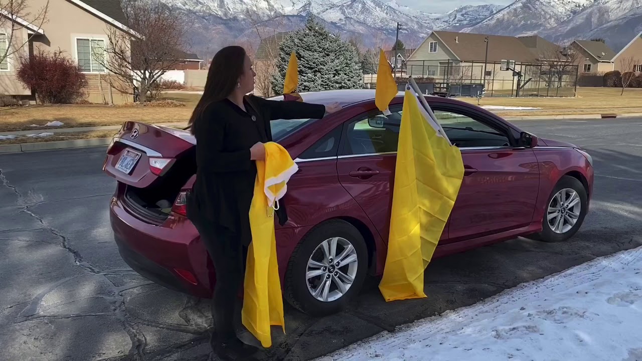 How to Attach Flags to Your Vehicle for Utah’s March for Life Car Parade