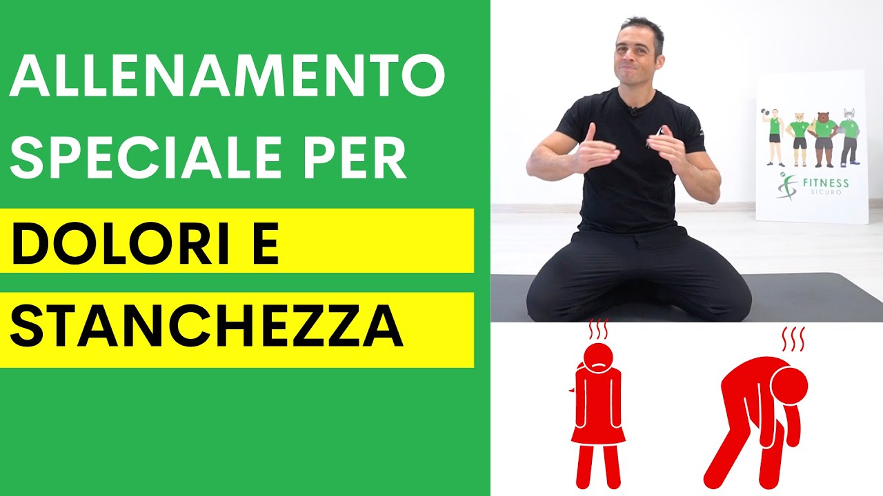 Questo allenamento di RINFORZO SPECIALE pu&ograve; migliorare DOLORI e STANCHEZZA: provalo!