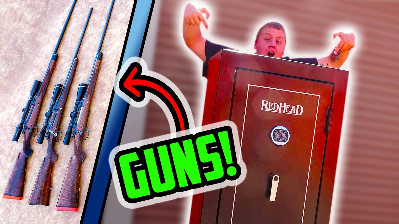 GIANT LOCKED SAFE LOADED WITH GUNS! I Bought An Abandoned Storage Unit! Making Money!