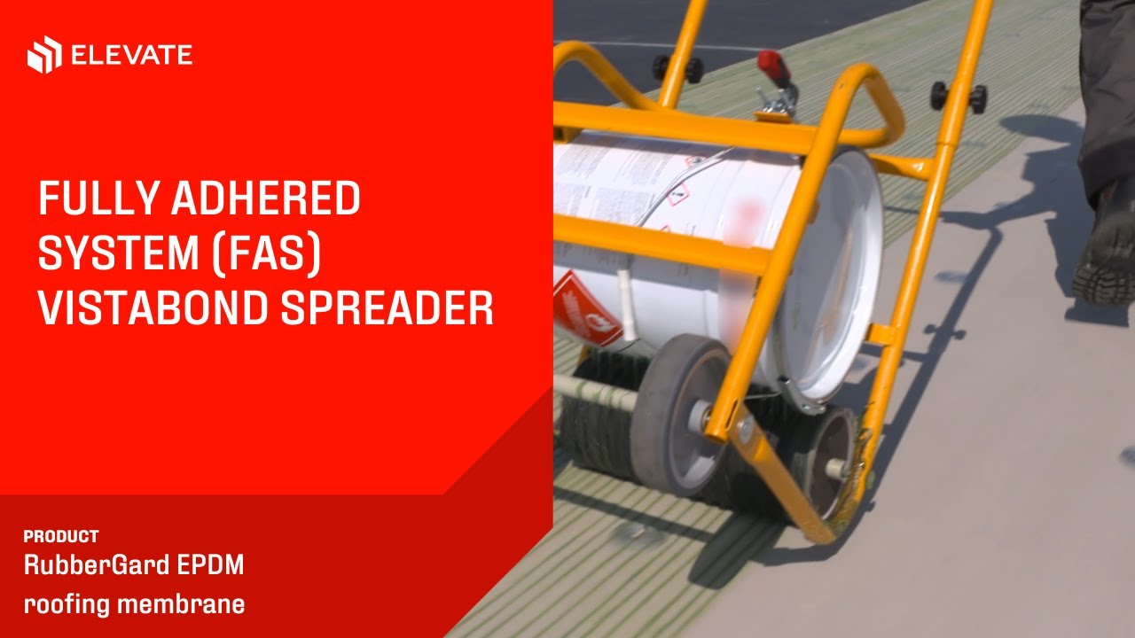 RubberGard EPDM Fully Adhered System (FAS) Vistabond Spreader | Elevate RubberGard EPDM