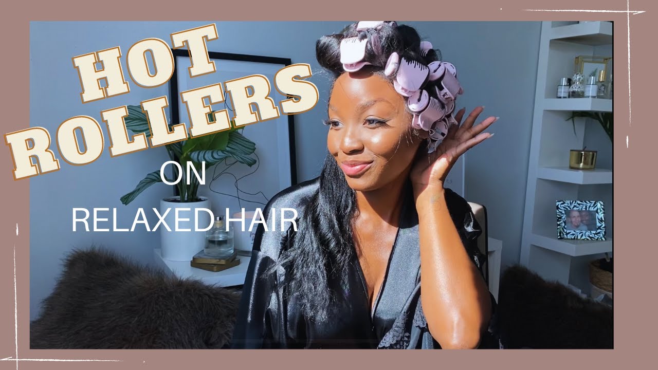 HOT ROLLERS ON LONG HAIR || Get the look reduce the damage || April Sunny