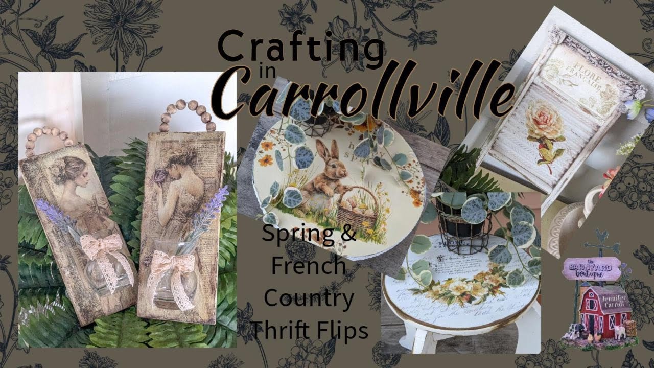 Spring Thrift Flips With a French Country Shabby Chic Vibe