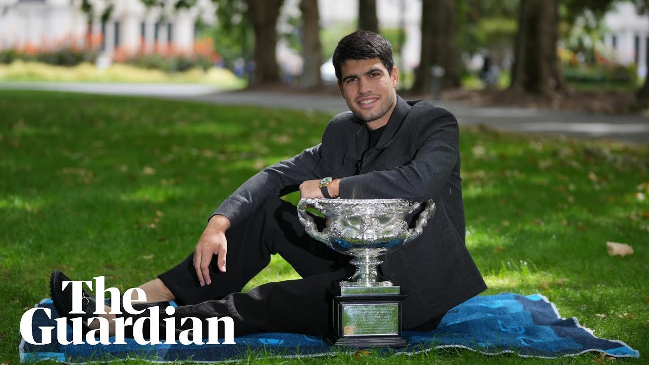 Carlos Alcaraz celebrates Australian Open triumph by gaming with brother