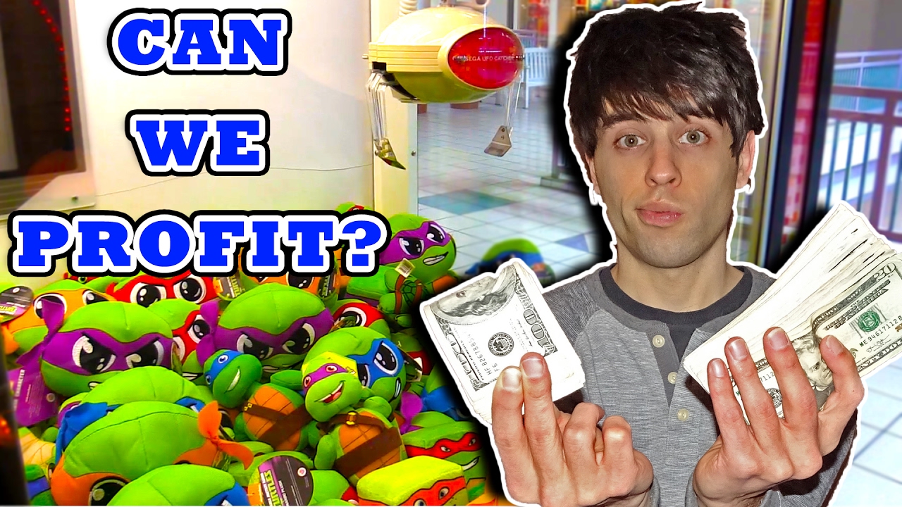 Can We Profit Winning at the Claw Machine? | Crane Machine Win Money in Profit Arcade Challenge!