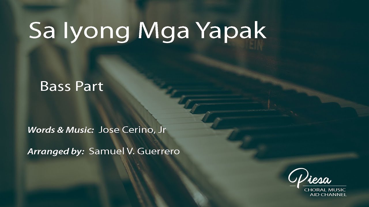 Sa Iyong Mga Yapak (Arr. Samuel Guerrero) - Bass