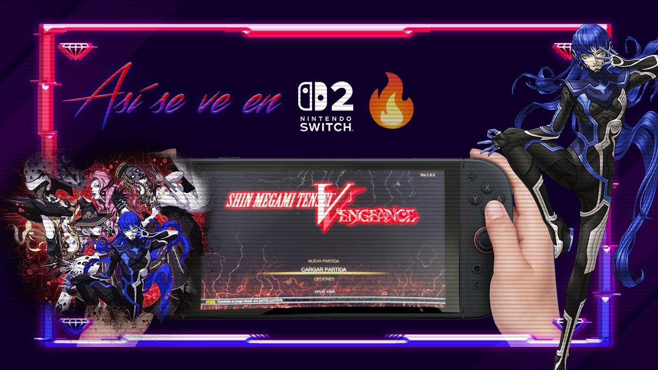 Así se ve Shin Megami Tensei V Vengeance en Nintendo Switch 2 (modo portátil)