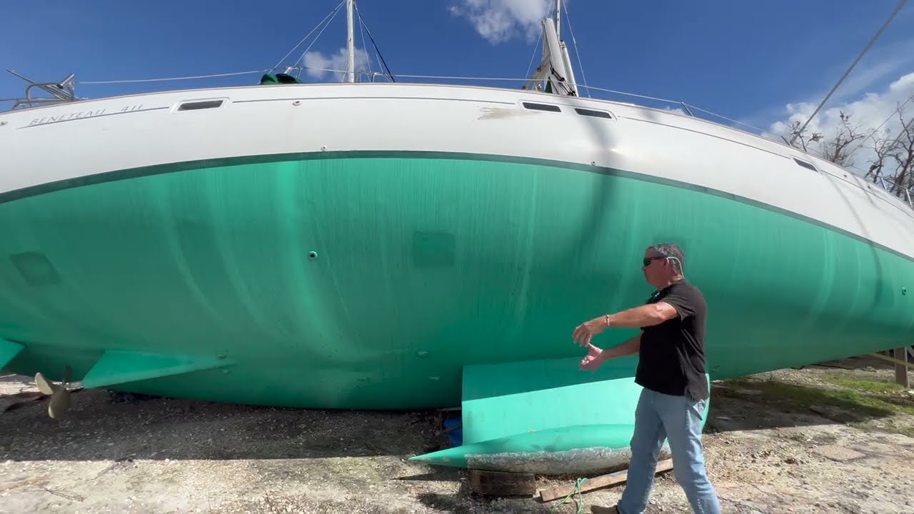Hurricane Ian Aftermath Oct 2022 at Safe Cove Marina Long version Entire Marina by drone