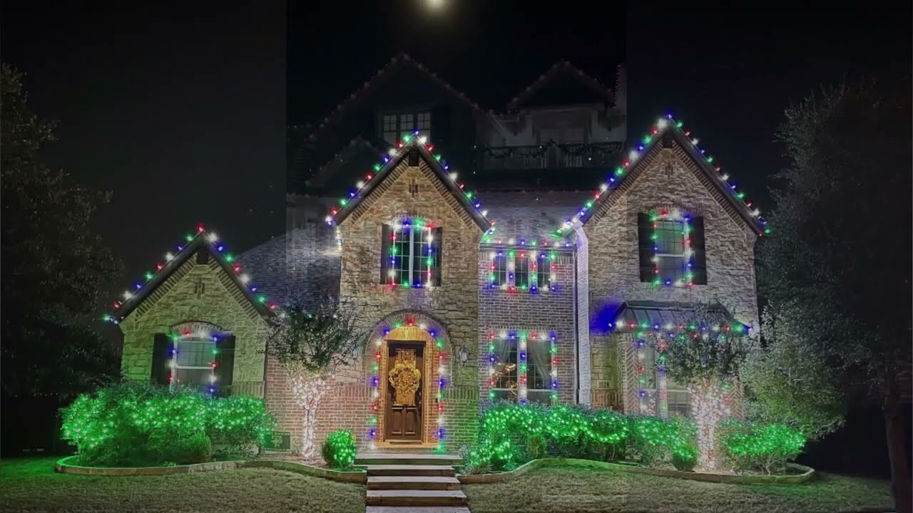 +100 Ideas de Luces Navideñas Para Exterior - Ideas de Decoración Navideña DIY 2023