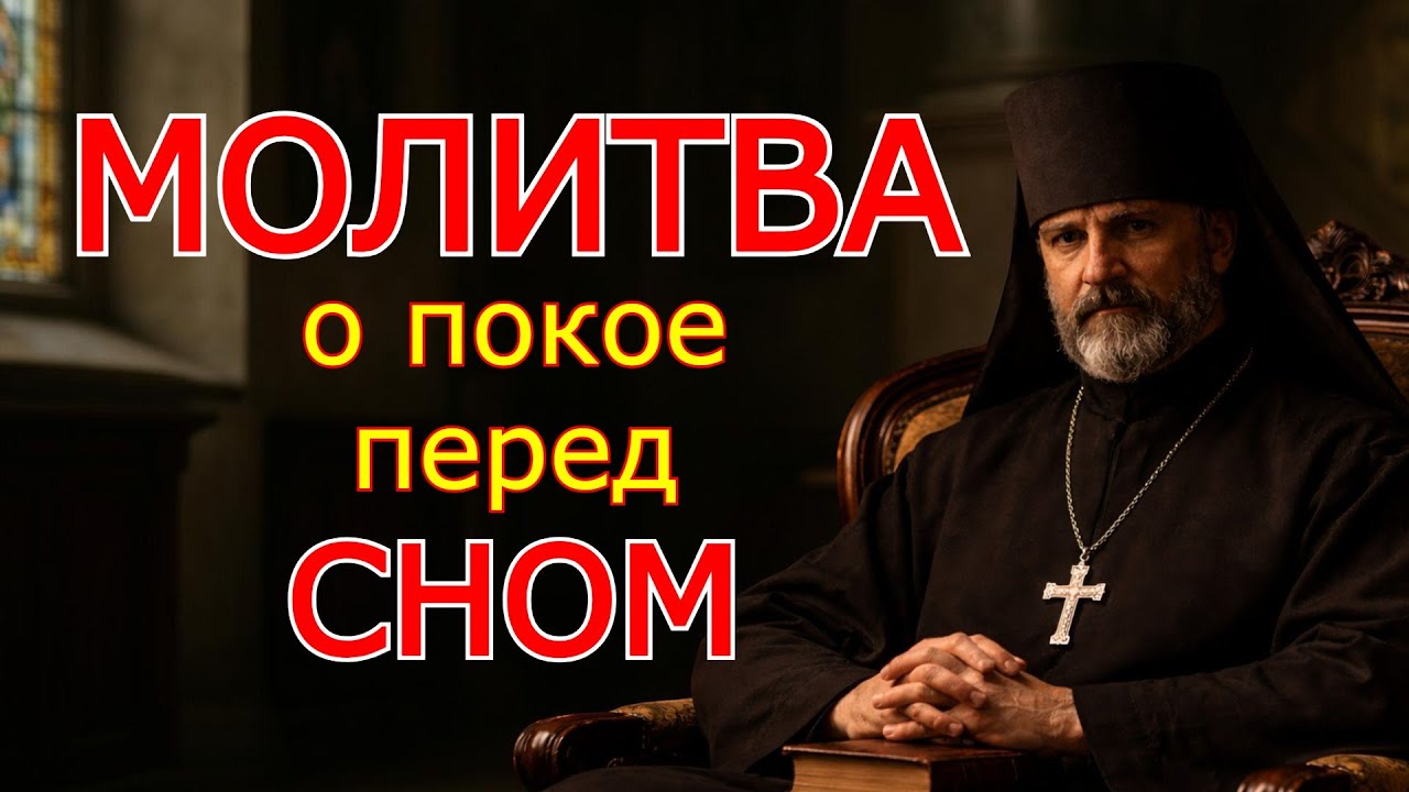 Молитва о покое перед сном