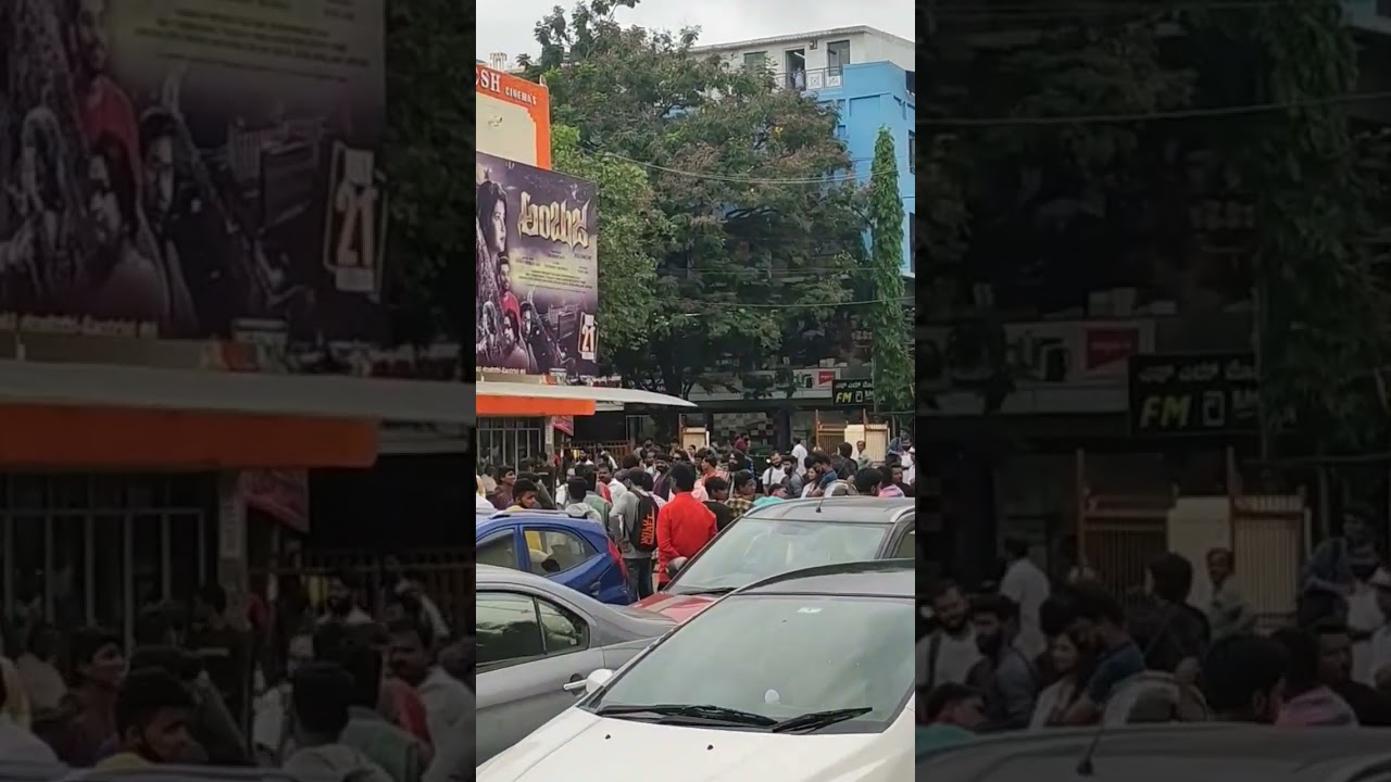 Movie release celebration in Veeresh Theatre || Watch this video completely