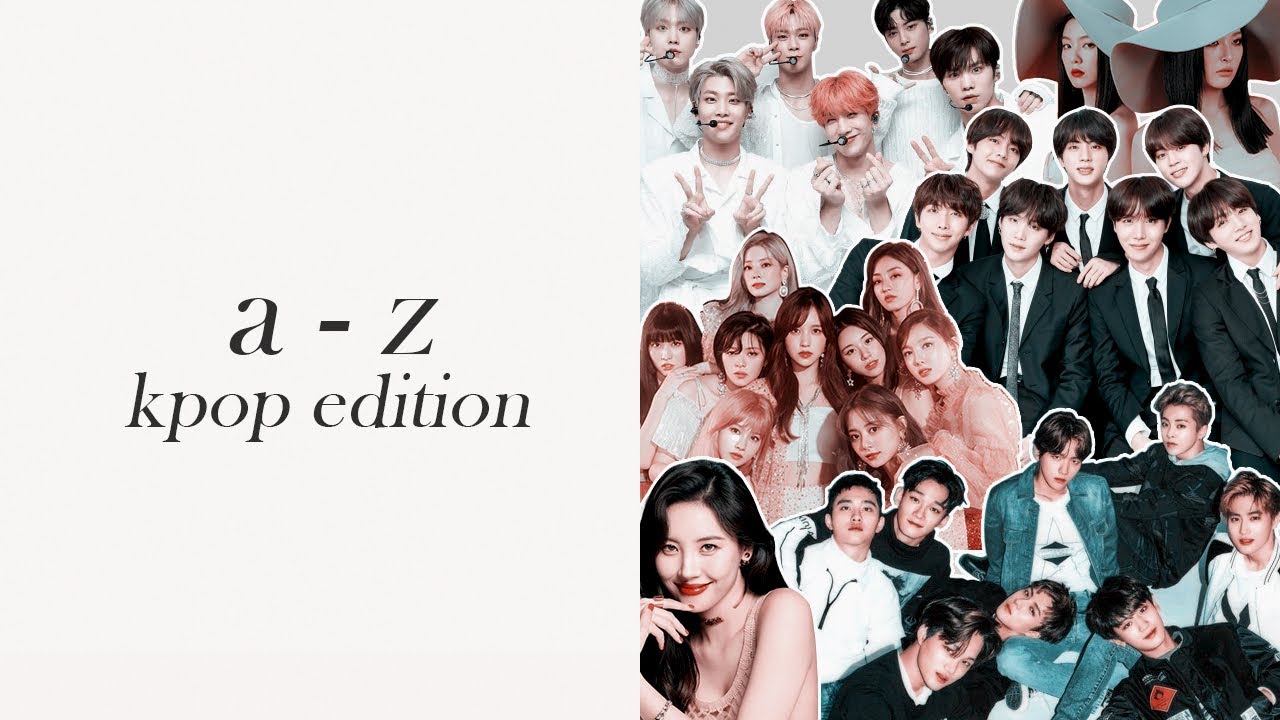 learn the alphabet with kpop songs
