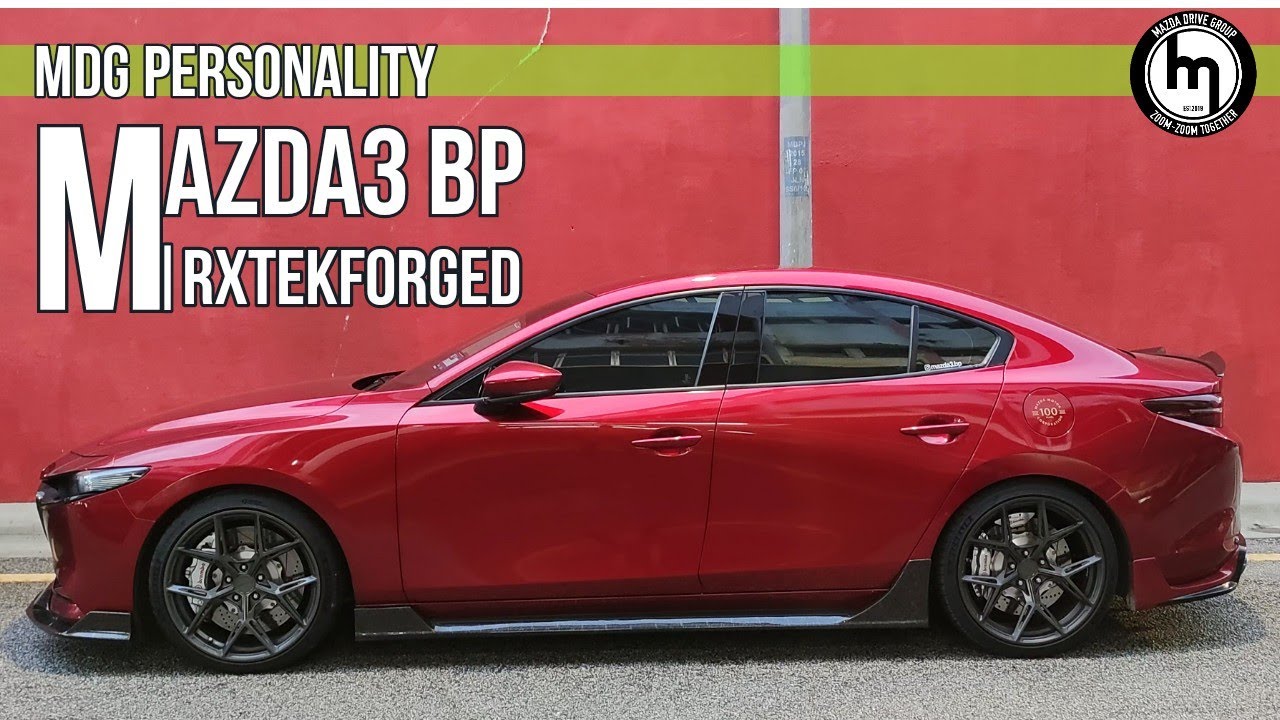 Mazda MAZDA3 BP SoulRed | RXTEKFORGED | RAXERWHEELS #mazda #mazda3 #rxtekforged #raxerwheels #viral
